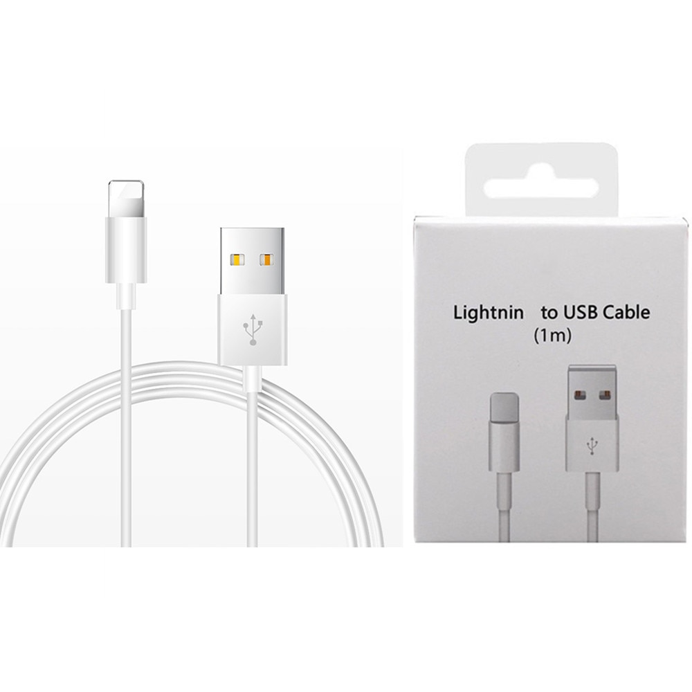 Original 1M 2M 8pin Data Sync USB Cable For iPhone 7 6 8 Charger 5s SE 6s plus iPad air pro For iPhone XS MAX XR X Charge Cord