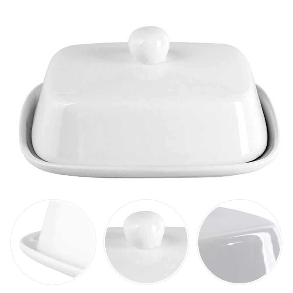 Keramische Boter Dienblad Rechthoek Kaas Houder Boter Plaat Dessert Lade