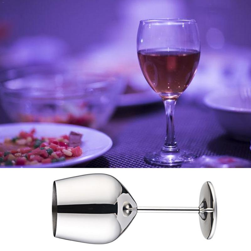 Copas de vino de acero inoxidable, copa de cobre y oro rosa, para zumo, copa de champán, cerveza, vidrio, , Bar, utensilios de cocina, 500ML