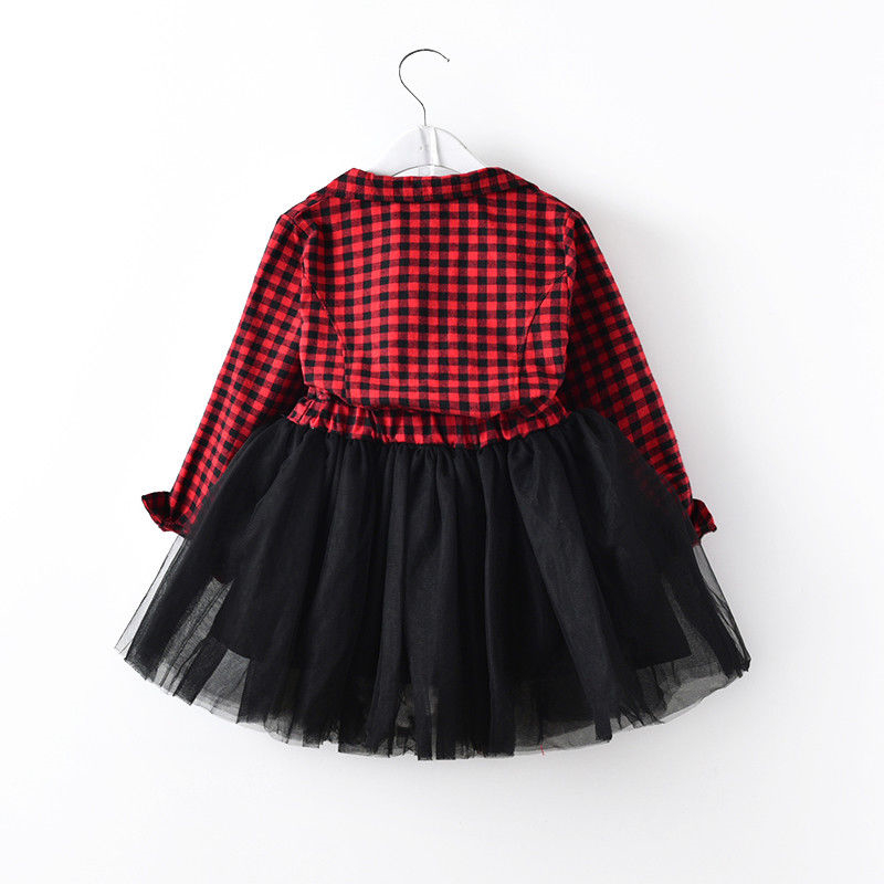 Emmababy Rode Plaids Party Tutu Jurk Kids Baby Mei... Grandado