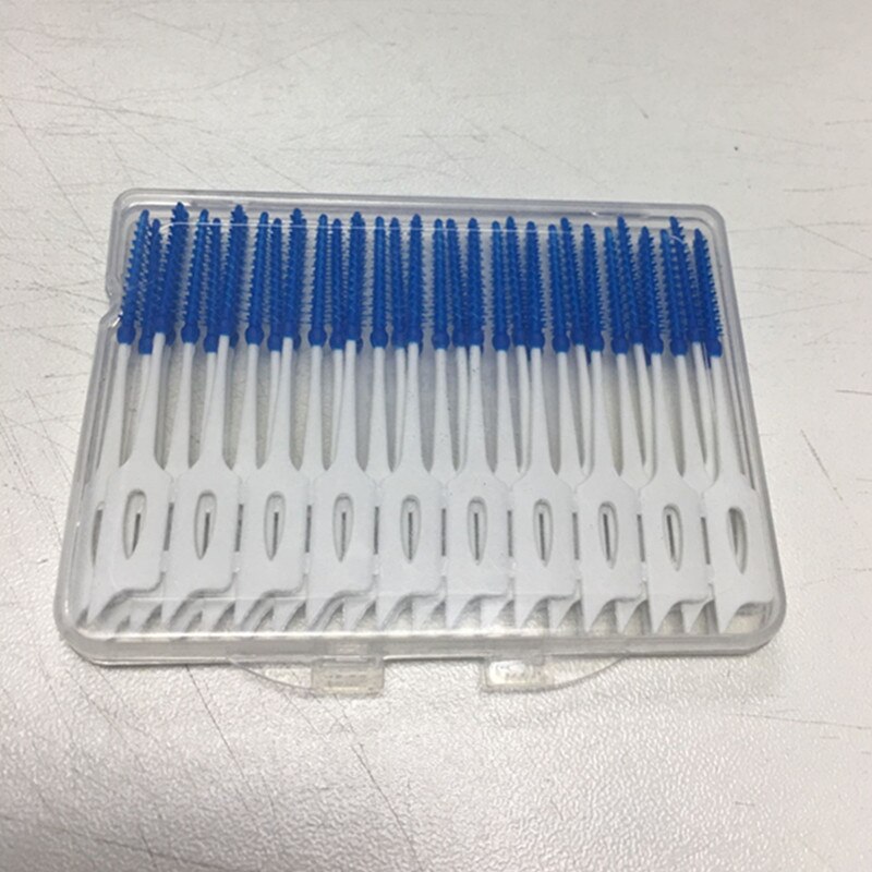 Useful 40pcs Interdental Floss Brushes Dental Teeth Oral Care Clean Cleaning Tool
