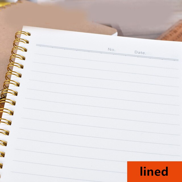 A4 A5 A6 B5 Journal Notebook Drawing Planner Agenda Book Time Management School Supplies: lined / A5