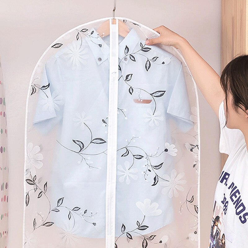 Plastic Clear Dust-proof Cloth Cover Suit/Dress Garment Bag Storage Protector