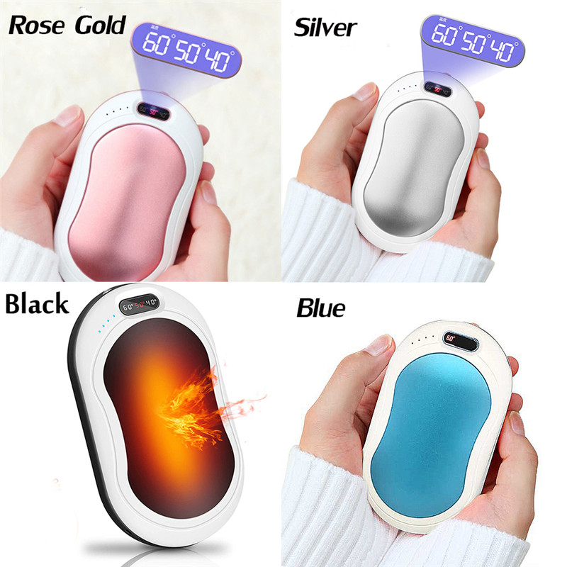 3 livello caldo 10000mAh 4 in 1 scaldamani elettrico ricaricabile USB riscaldamento a doppio lato mini 5V tasca a lunga durata potenza Banca Warme