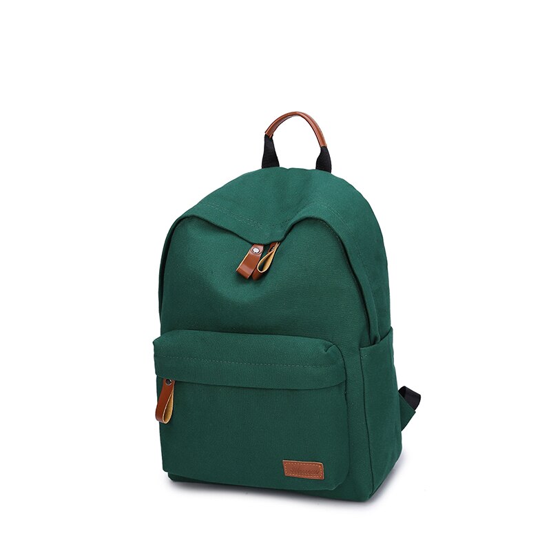 Scione Frauen Mini Reise Rucksack Taschen Für Frauen Einfarbig lässig Leinwand Tasche Schule Taschen Für Teenager Mädchen