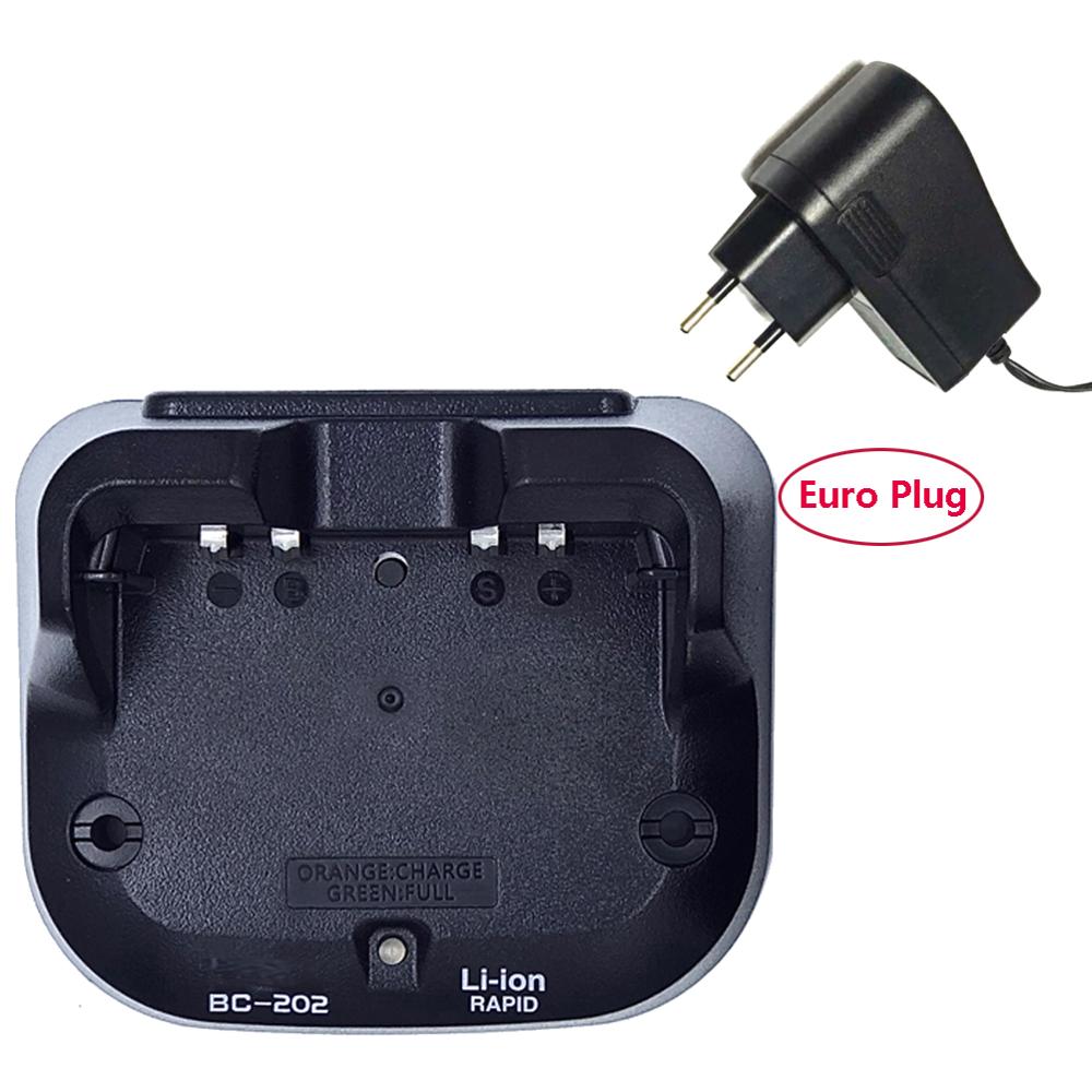Til icome bc -202 hurtig oplader til bp -271/ bp -272 til id -31a id -31e id -51a id -51e radioer: Base-adapter-eu