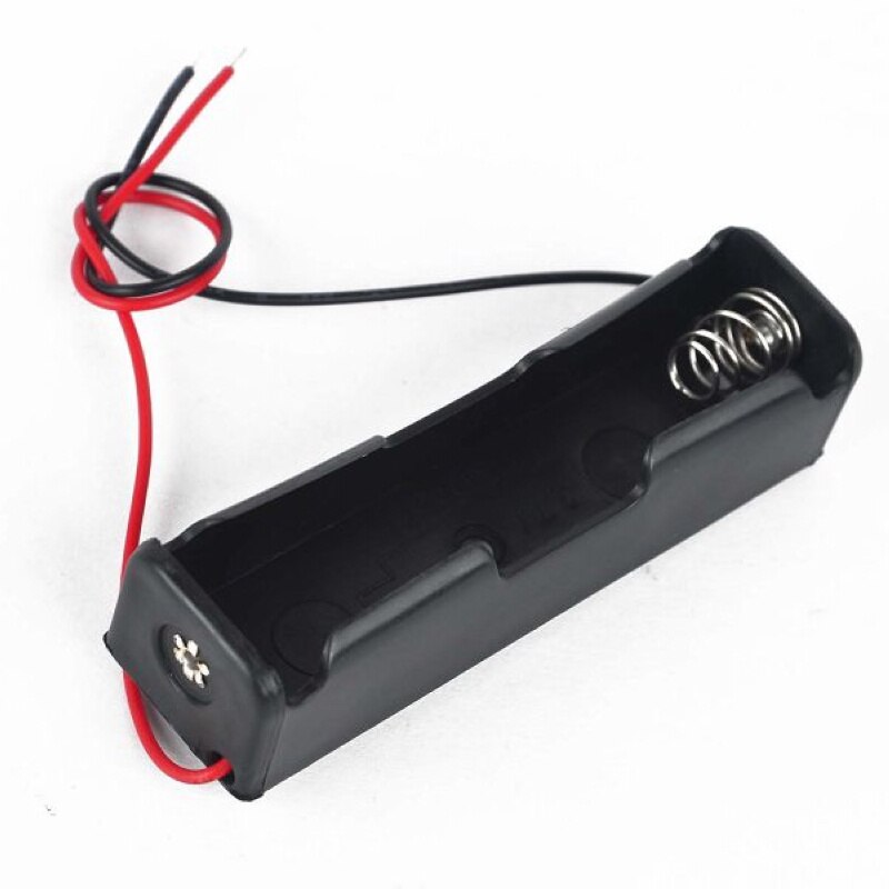 Diy 18650 Batterij Opbergdoos 1X 2X 3X 4X Slot Power Bank Gevallen Batterijen Clip Houder Container Met Wire Lead pin Z2: X1 slot