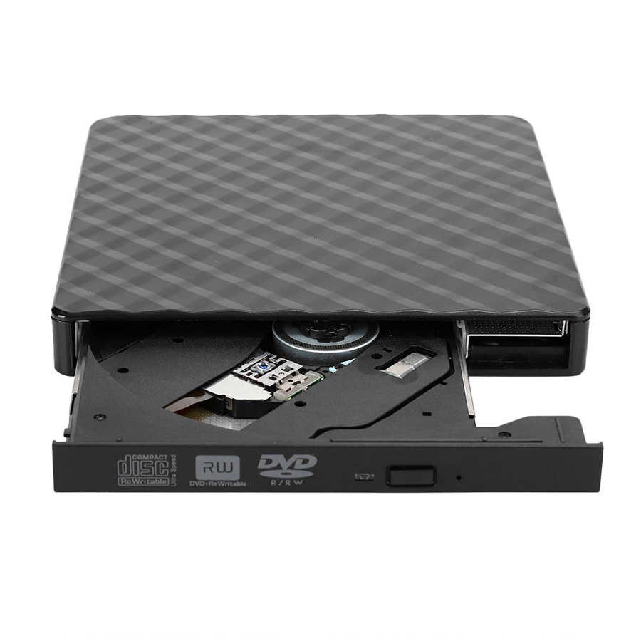 USB 3.0 External Optical Drive DVD Writer Notebook Accessory Black for WindowsXP / 2003 / for Windows8.1