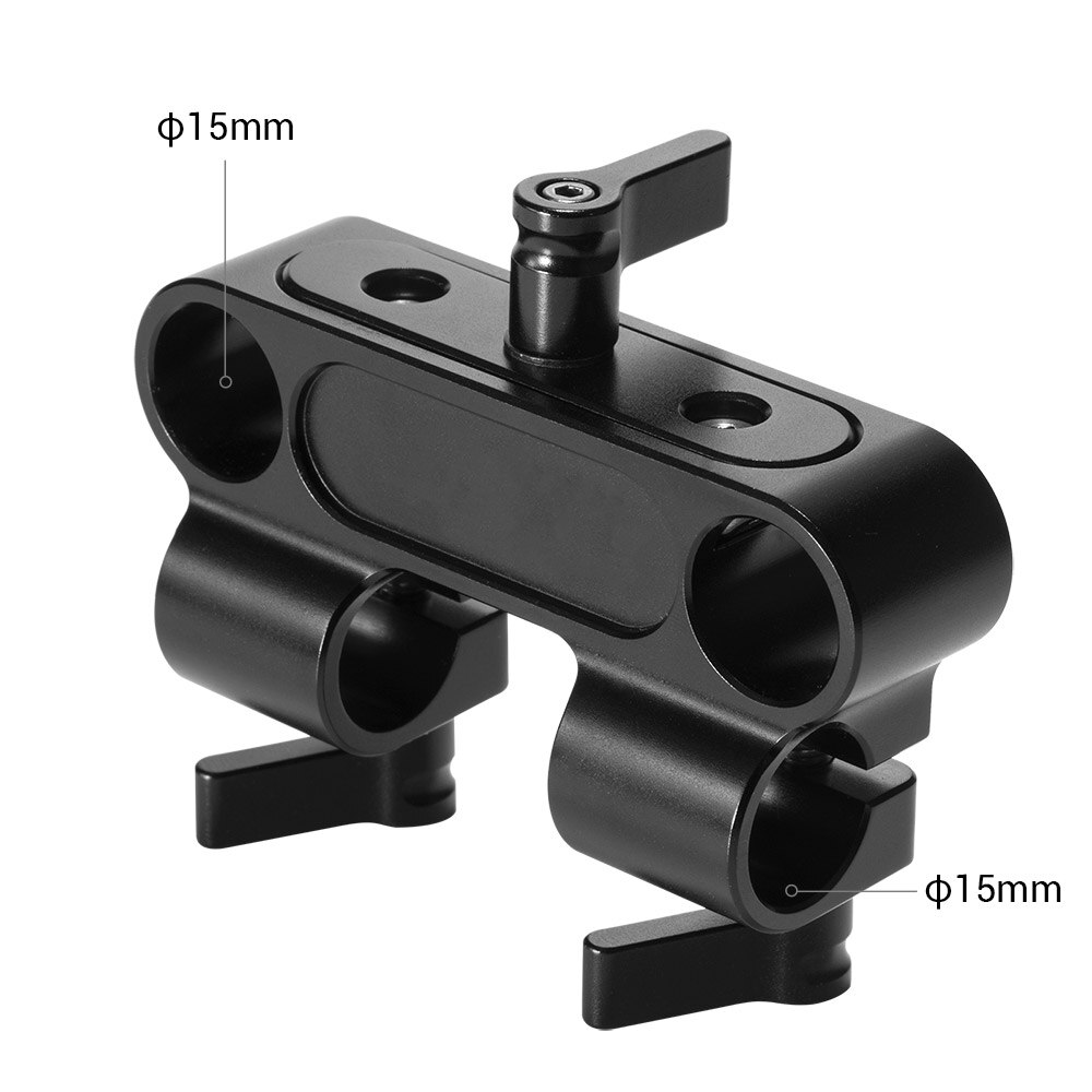 SmallRig DSLR Camera Shoulder Rig For 15mm Rail Support System 90° Double Rod Clamp Offset Rig for Handle Rig Attach 2374