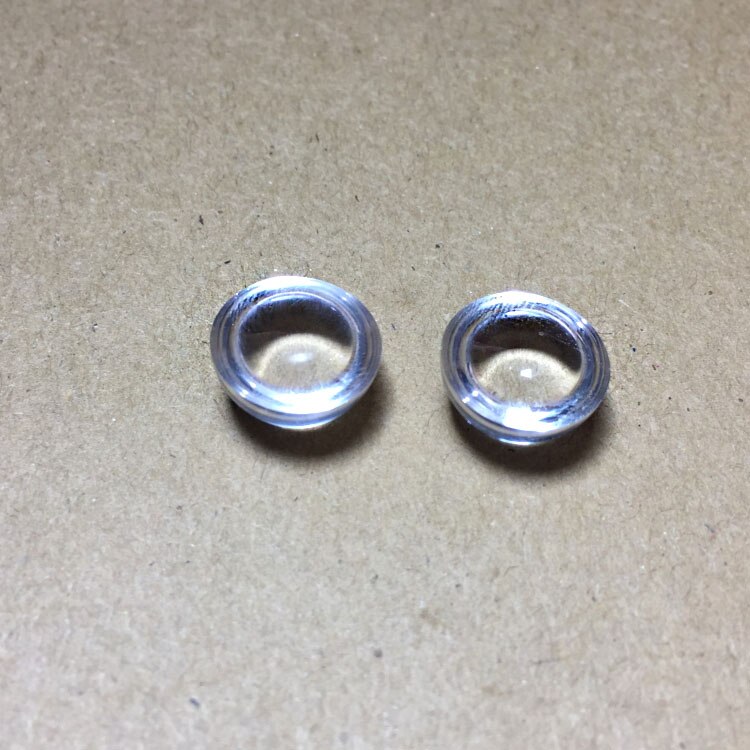 Optical Glass Plano-Convex Lens Lens Diameter 10MM Focal Length 9.67MM Half-ball Lens Concentrating LED Mirror