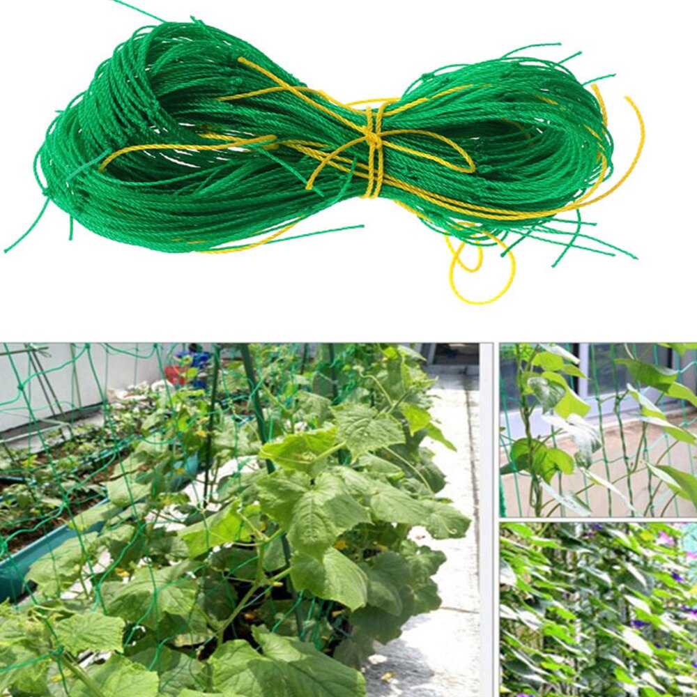 Plants Climbing Net Flower Vine Plant Netting Support Net Climbing Net Cucumber Vine Grow Holder Brackets Garden Accessories