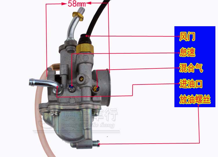 Carburador de motocicleta de para SUZUKI SJ-110 carburador