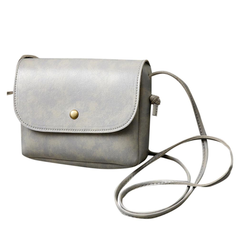 Crossbody tasker til kvinder dame skuldertaske afslappet studerende street populær håndtaske bolsa feminina  #3 o 30: Grå