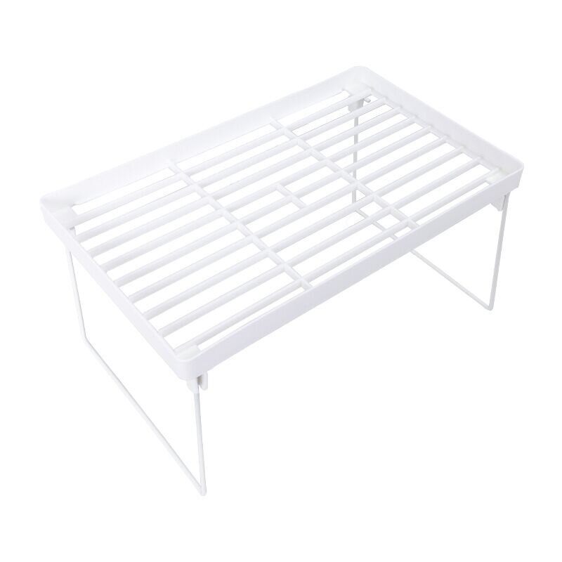 MINKYS Foldable Metal Desktop Organizer Desk Storage Rack With 1PC DIY Free Decorative School Stationery Supplies