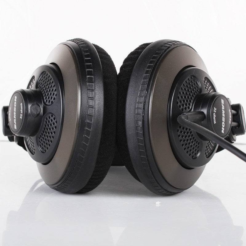 Originele Samson SR850 monitoring headset met velours oorkussen semi-open-monitor hoofdtelefoon voor studio, PC opname karaoke spel
