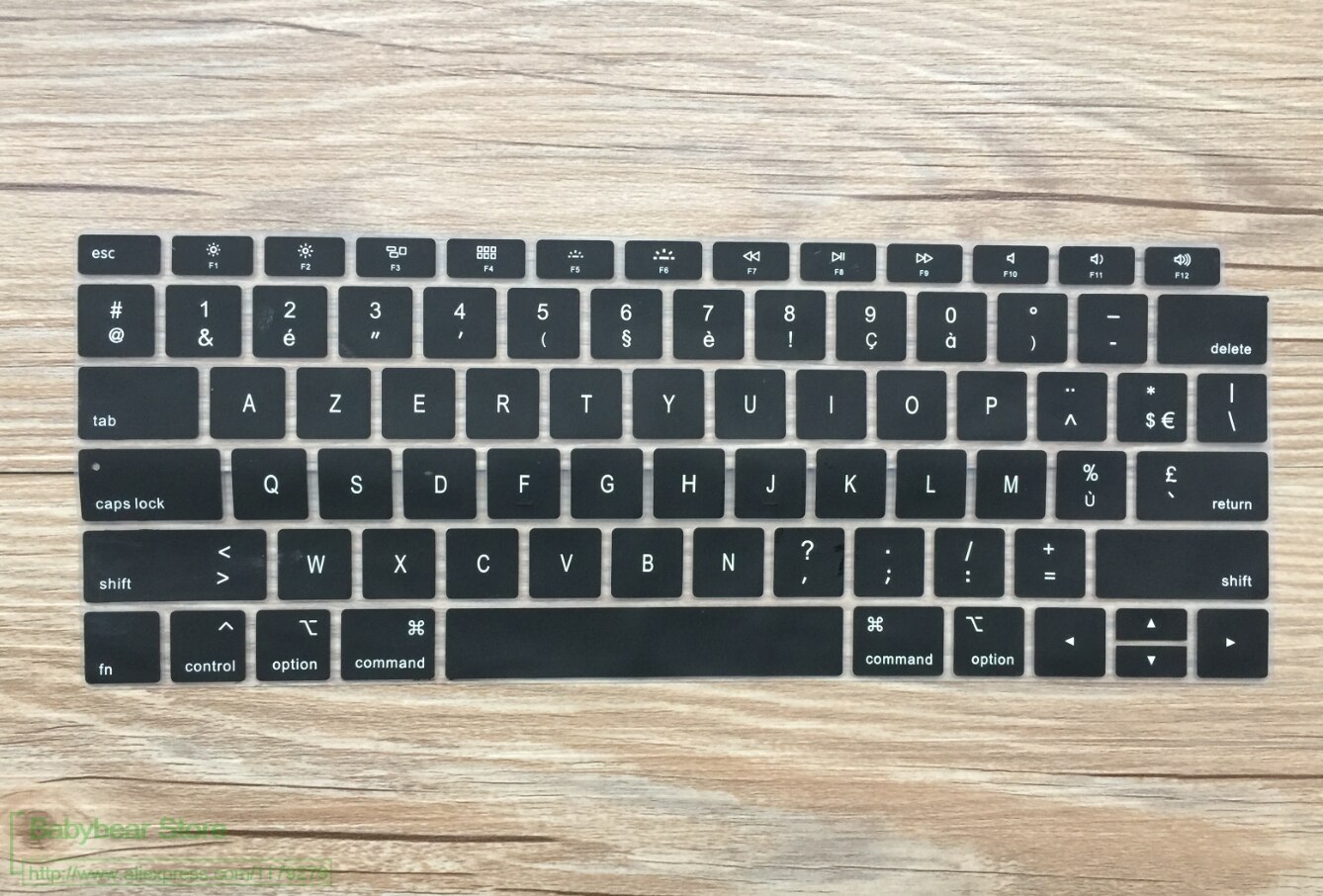 AZERTY Franse ONS versie Bescherming Clavier Toetsenbord Cover Skin voor MacBook Air 13 13.3 inch Releas Touch ID a1932: US  French A1932