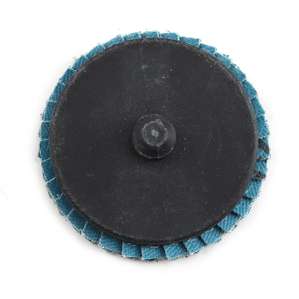 Disco de aleta de 50mm, disco de pulido de 2 ", herramienta rotativa de cambio rápido para eliminación de óxido de Metal, limpieza de pintura abrasiva de madera, 2/10 Uds.