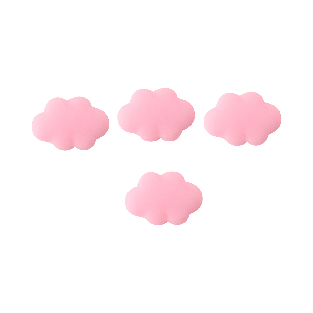 4Pcs Koelkast Magneten Cartoon Leuke Cloud Magneet Sticker Bericht Woondecoratie: pink