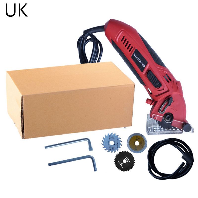 400W 3400RPM Electric Mini Hand Held Circular Saw Wood PVC Tube Cutting Machine X6HC