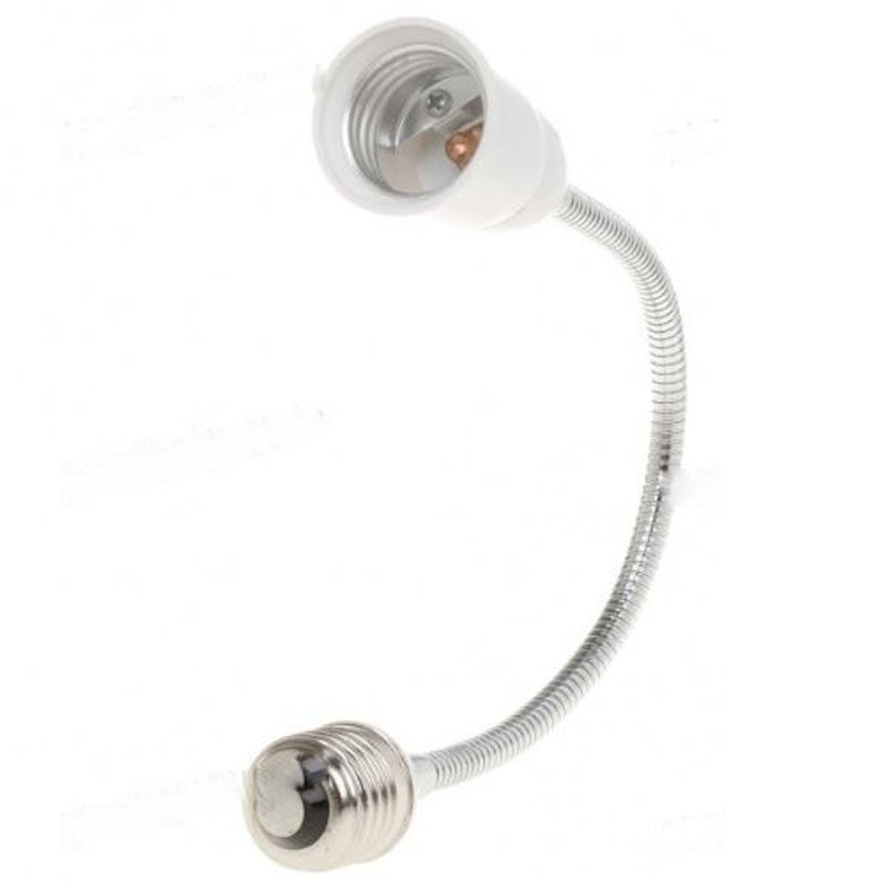 E27 to E27 Lamp Holder Converters Flexible 20cm Extend LED light Bulb Holder Adapter Long Socket Base Extension