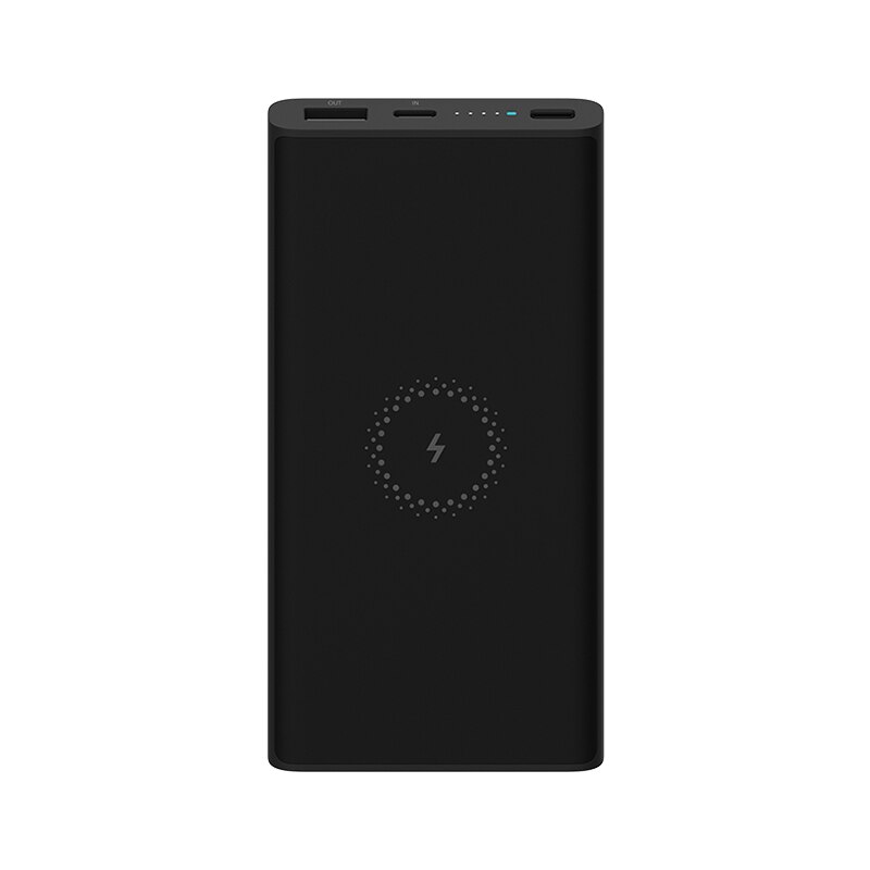 Xiaomi Mi 10000 mAh kabellos Energie WPB15ZM schnell aufladen 10000 mAh Energie Bank Externe Batterie für iPhone 11 Xs MAX samsung: WPB15ZM Schwarz