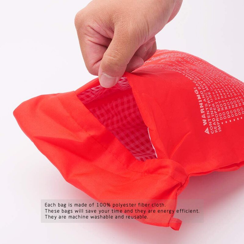 Keuken Magnetron Bakken Aardappel Bag Herbruikbare Magnetron Fornuis Bag Quick Snelle Gebakken Pouch Potato Bag Wasbare Stof Cooker Bag