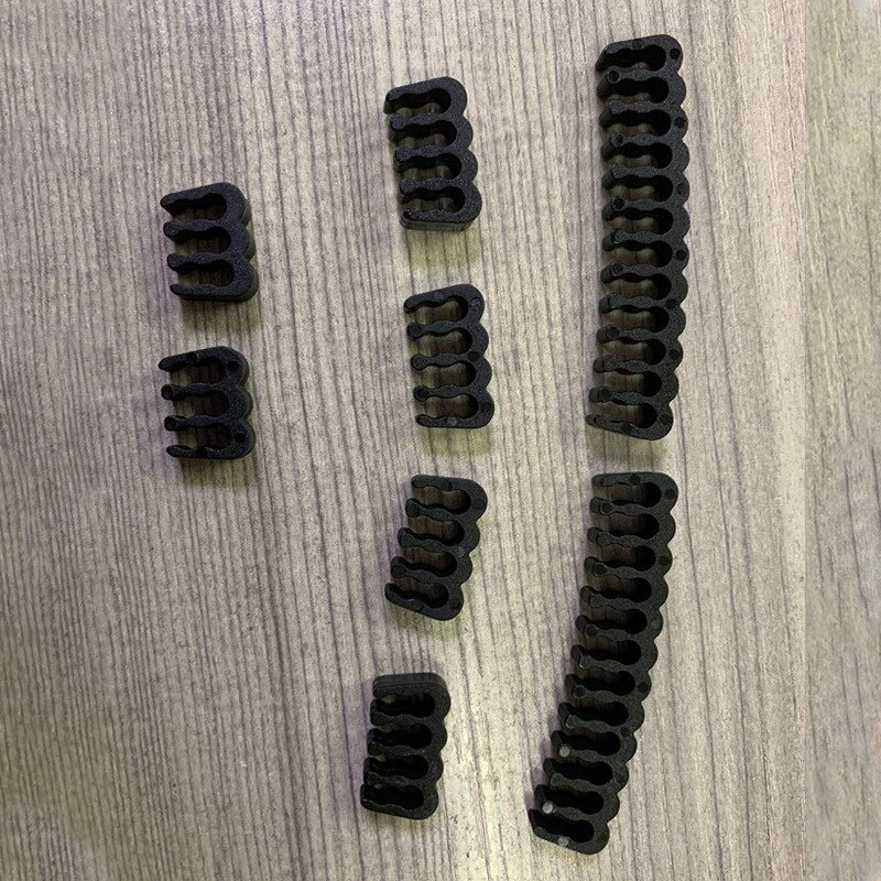 8 PCS/Lot PP câble peigne carte mère 6/8/24 broches PC câbles d'alimentation câblage pour 2.5-3.4mm câble gestionnaire blanc