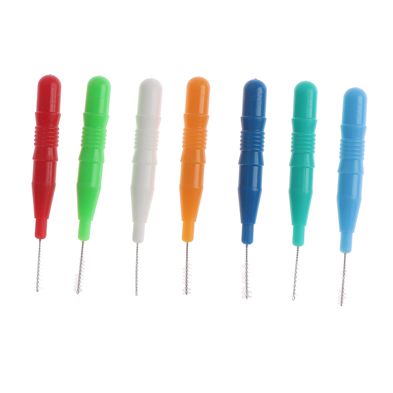 5Pcs Orale Schoon Interdentale Borstel Oral Care Tool Dental Floss Tanden Hygiëne Tandenstoker Tanden Borstel
