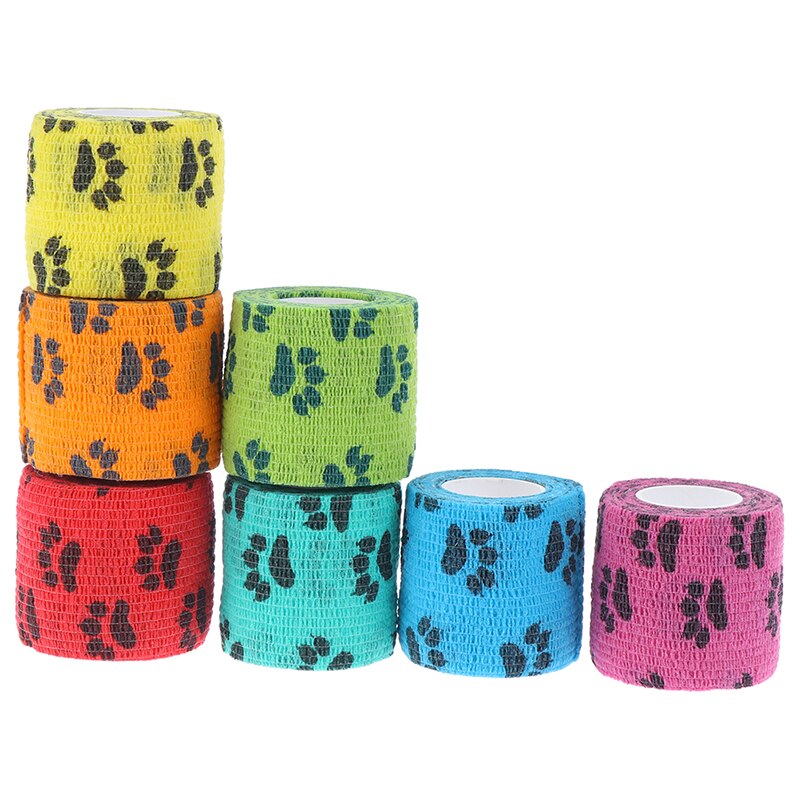 5Cm X 4.5M Sport Tape Waterdichte Zelfklevende Elastische Bandage Spier Tape Vinger Gewrichten Wrap Bandage Non-geweven Samenhangend Verband