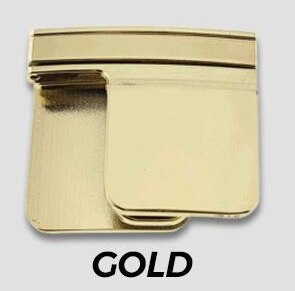 Clip retráctil de cintura para pantalones Unisex, hebilla elástica de cintura, multifunción, plegable, 3 colores: Dorado