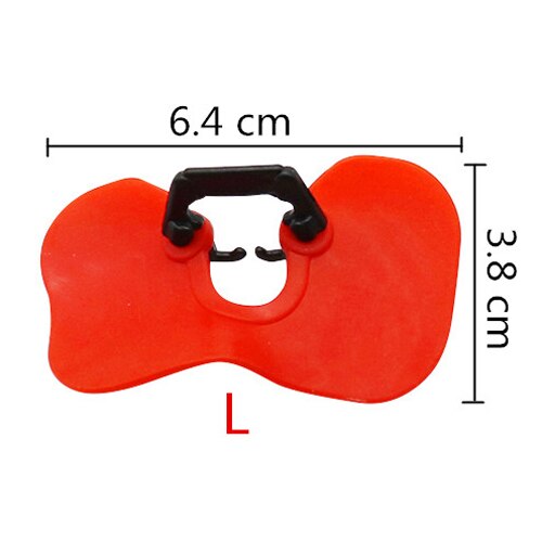 10 kpl broilerin lasit kana tarpeen s/m/l/xl punainen pehmeä kanan nokkimisen estolasit ilman pulttia siipikarjan ruokintavälineitä: L