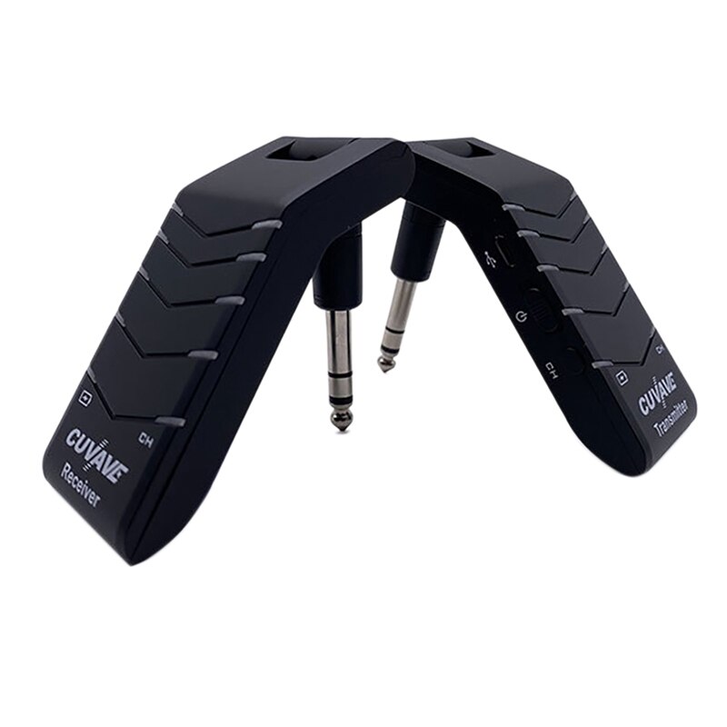 Cuvave wireless 2.4 ghz gitarrensystem, wiederaufladbarer audio-sender und -empfänger für e-gitarren und verstärker: Default Title