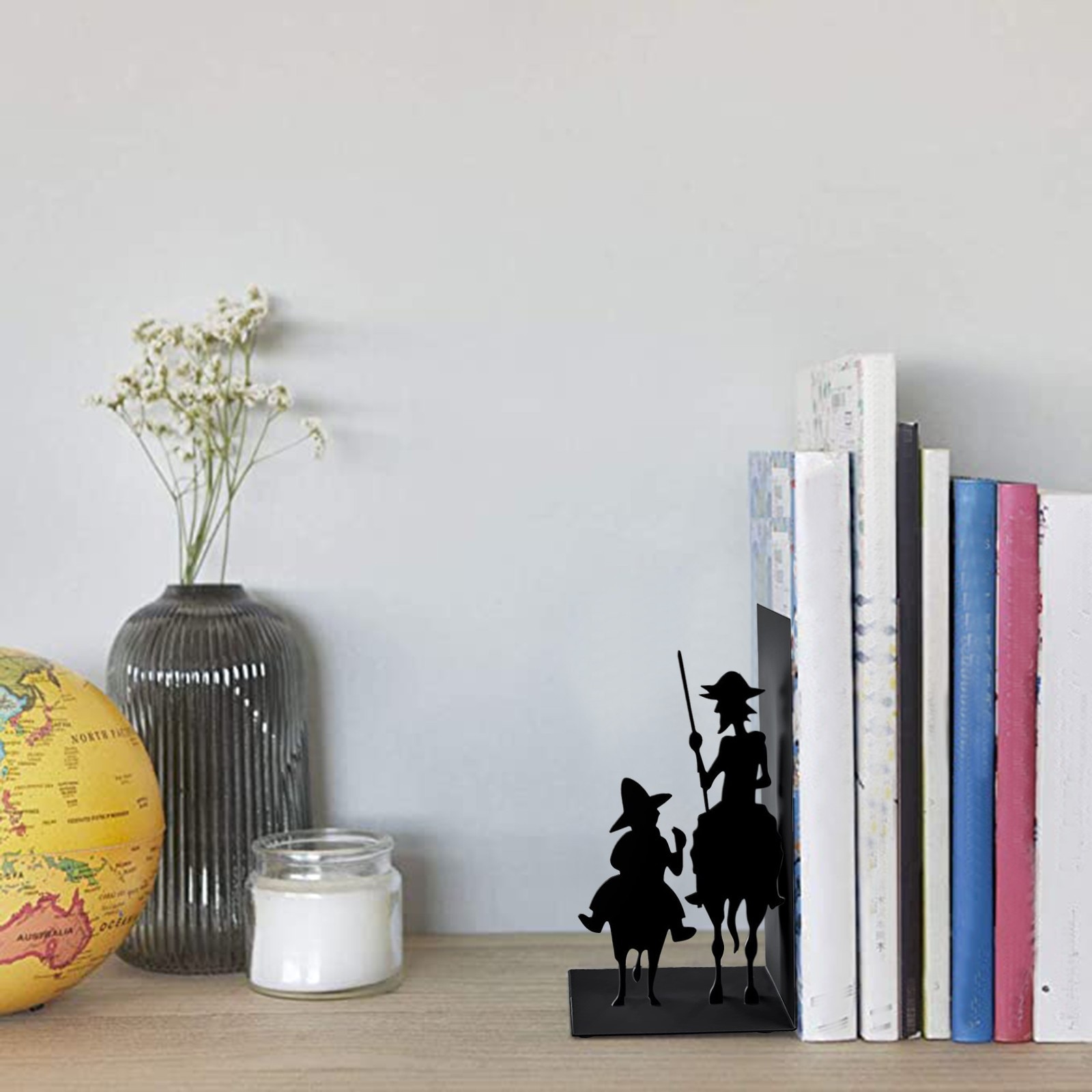 1/2/3 Pair Non-slip Bookend Stainless Steel Book Stand Non Slip Rack Shelf Holder Heavy Book End Office Book Stopper boekensteun