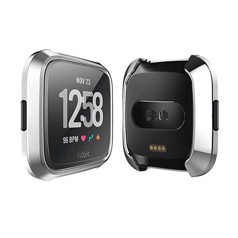 Für Fitbit Versa Lite Schutzhülle Uhr Screen Protector TPU Silikon Schutz Klar Fall Abdeckung Shell Anti Scratch Abdeckung