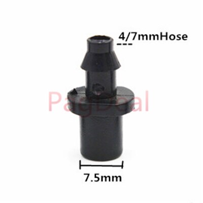 47 mm slangestik fittings drypvanding modhager til 1/4 " 4/7mm haveplæne vandslange ventil kobling tilbehør: Hvid