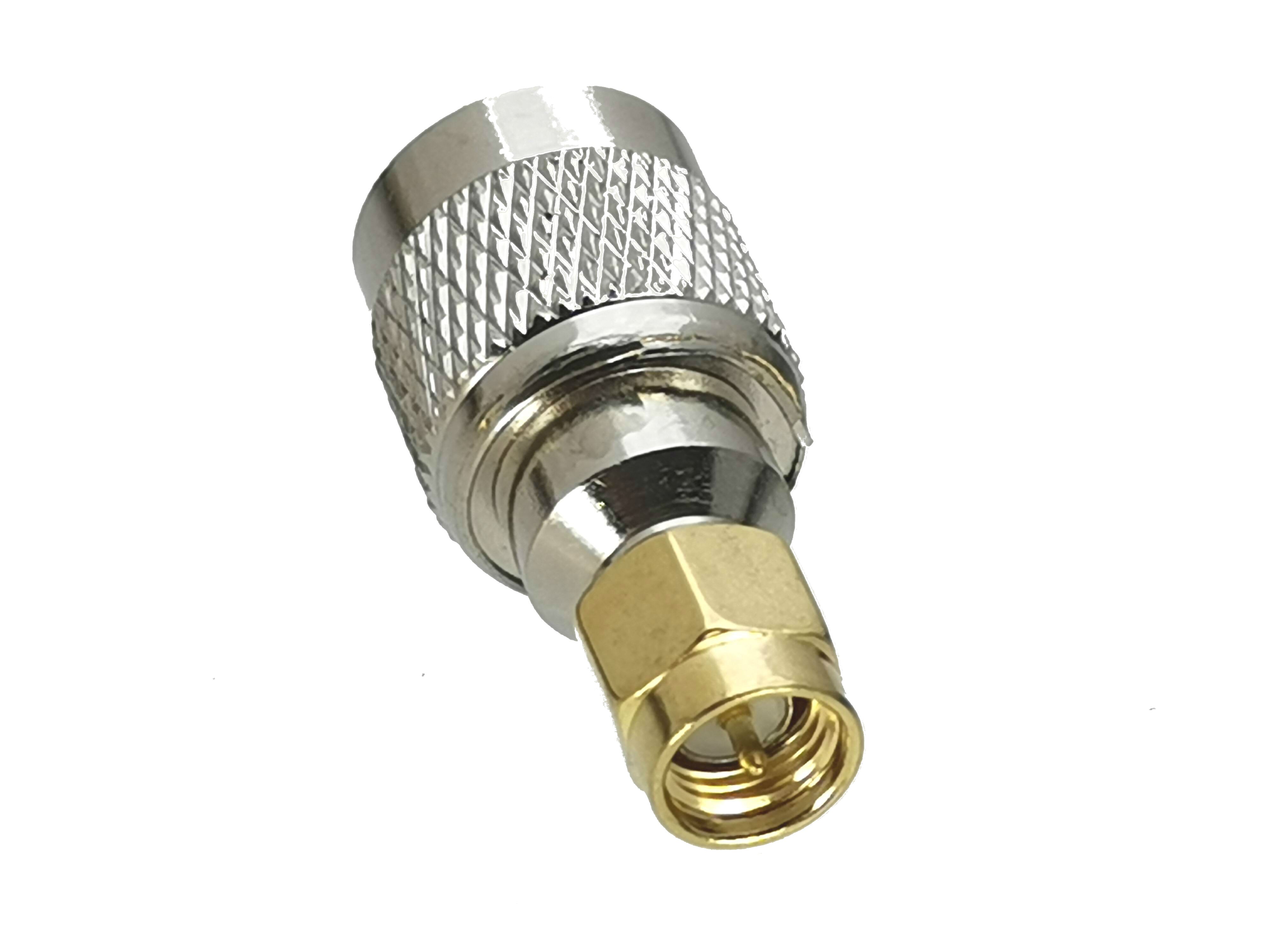 1Pcs Adapter TNC Male plug to SMA Male plug RF Coaxial Connector High Quanlity Straight