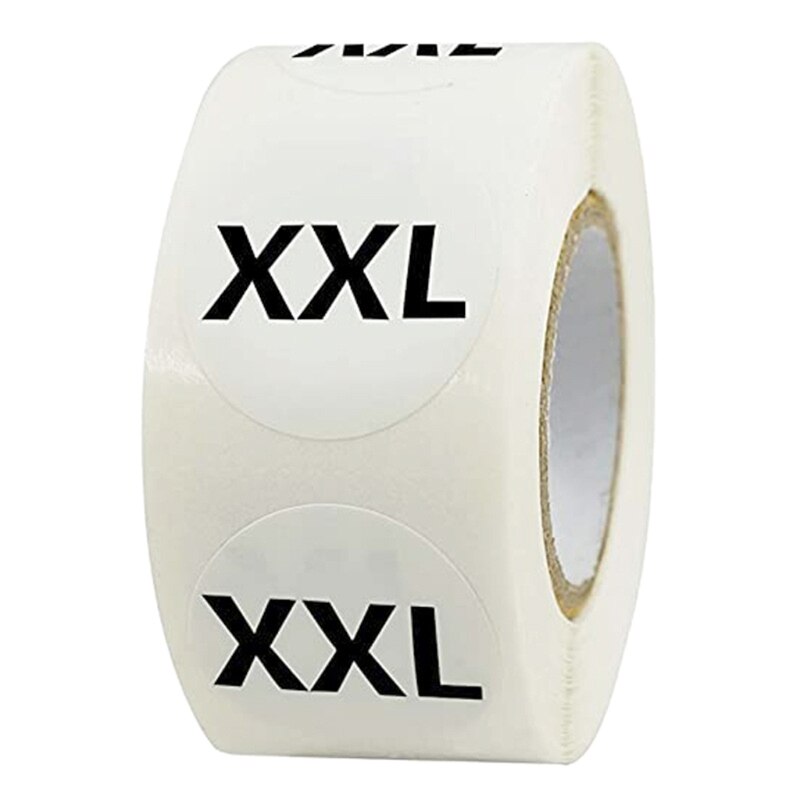 500pcs Round Size Paper Stickers Labels for Clothi... – Grandado