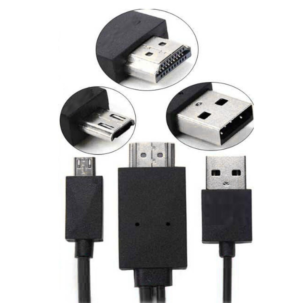 Android Mobile Phone To Hdmi Hd Cable For Samsung Galaxy Mobile Phone 11Pin To Hdmi Hd Cable Mobile Phone To Video Cable