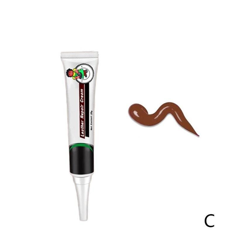 20g Filling Repair Cream Leather Clothing Leather Shoes Scratch Crack Cream Leather Bag Wear Repair Cream Leather Repair Gel: C