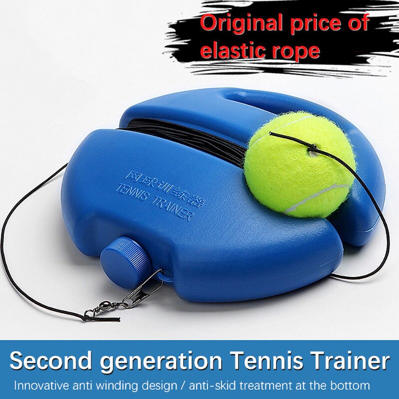 Tennis Ball Singles Training Practice Balls Back Base Trainer Tools And Tennis Exercise Self-study Rebound Ball Baseboard