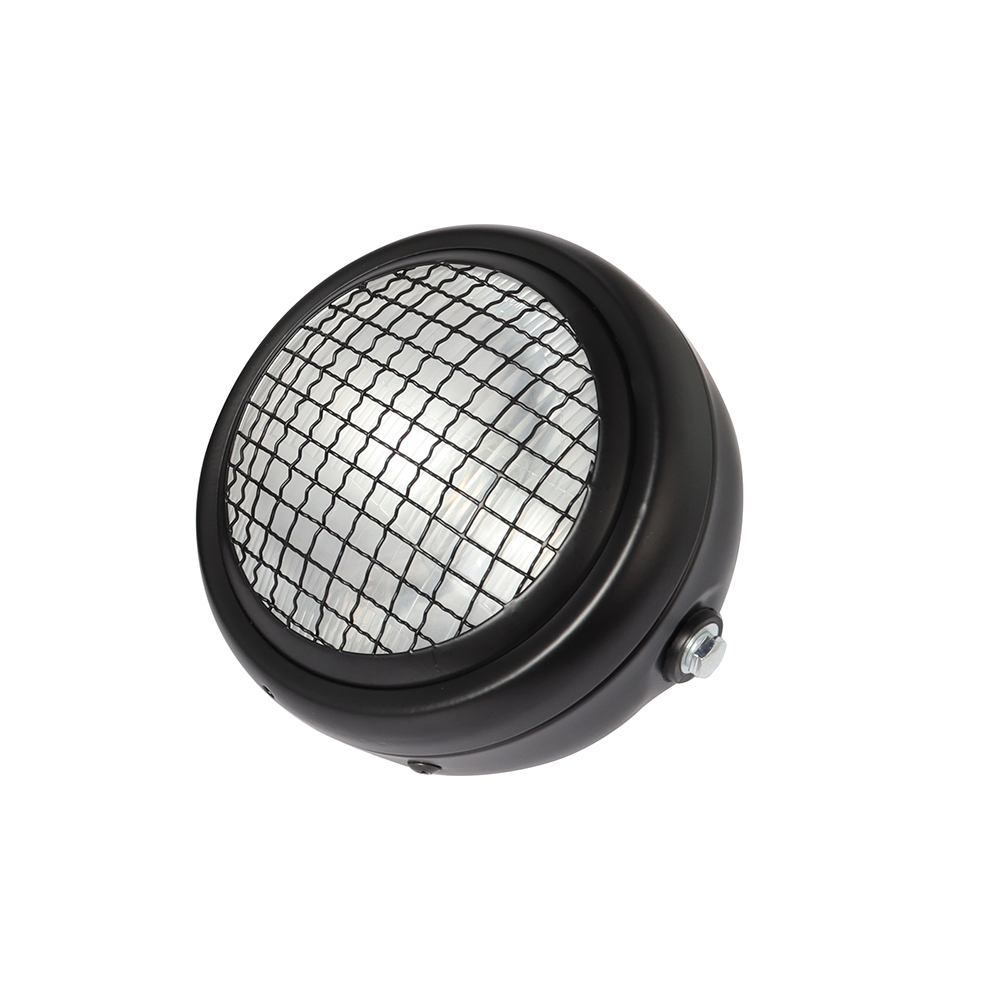 Motorfiets Koplamp Ronde Retro H2 Halogeen 12v 35w 2250lm Koplamp Licht Gemodificeerde Onderdelen: WIT