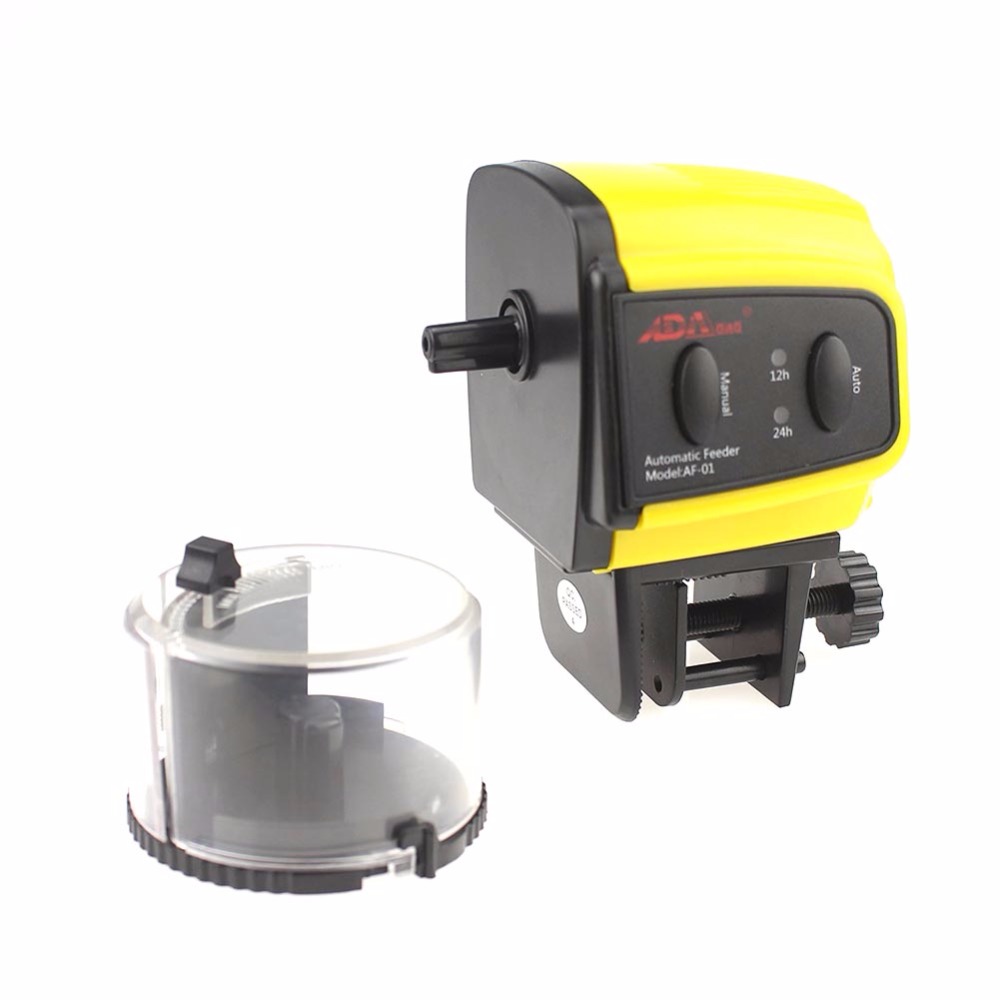 Nicrew Aquarium Tank Automatic Fish Feeder Digital LCD Timer Food Feeding Electronic Fish Food Feeder Timer