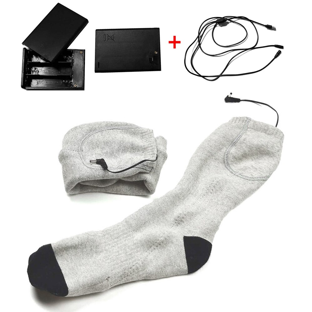 Heated Socks Electric Heating Socks Battery Operated Warm Socks Rechargeable Winter Warm Sock Help Warm Cold Feet Comfort Health