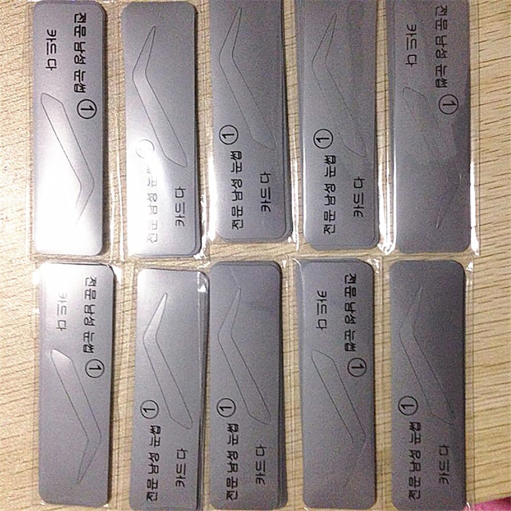 Unisex, 5 uds patrones para cejas plantillas reutilizables, tarjeta de acicalamiento de cejas, herramienta de belleza moldeadora de recorte, maquillaje de ojos portátil