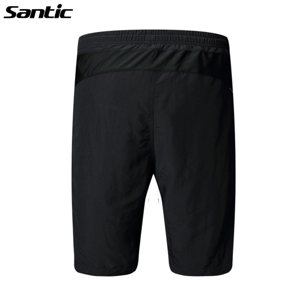 Santic 1/2 vrijetijdsfietsbroek met 3d gevoerde fietsbroeken sportkleding mtb fiets ademende shorts losse fietskleding