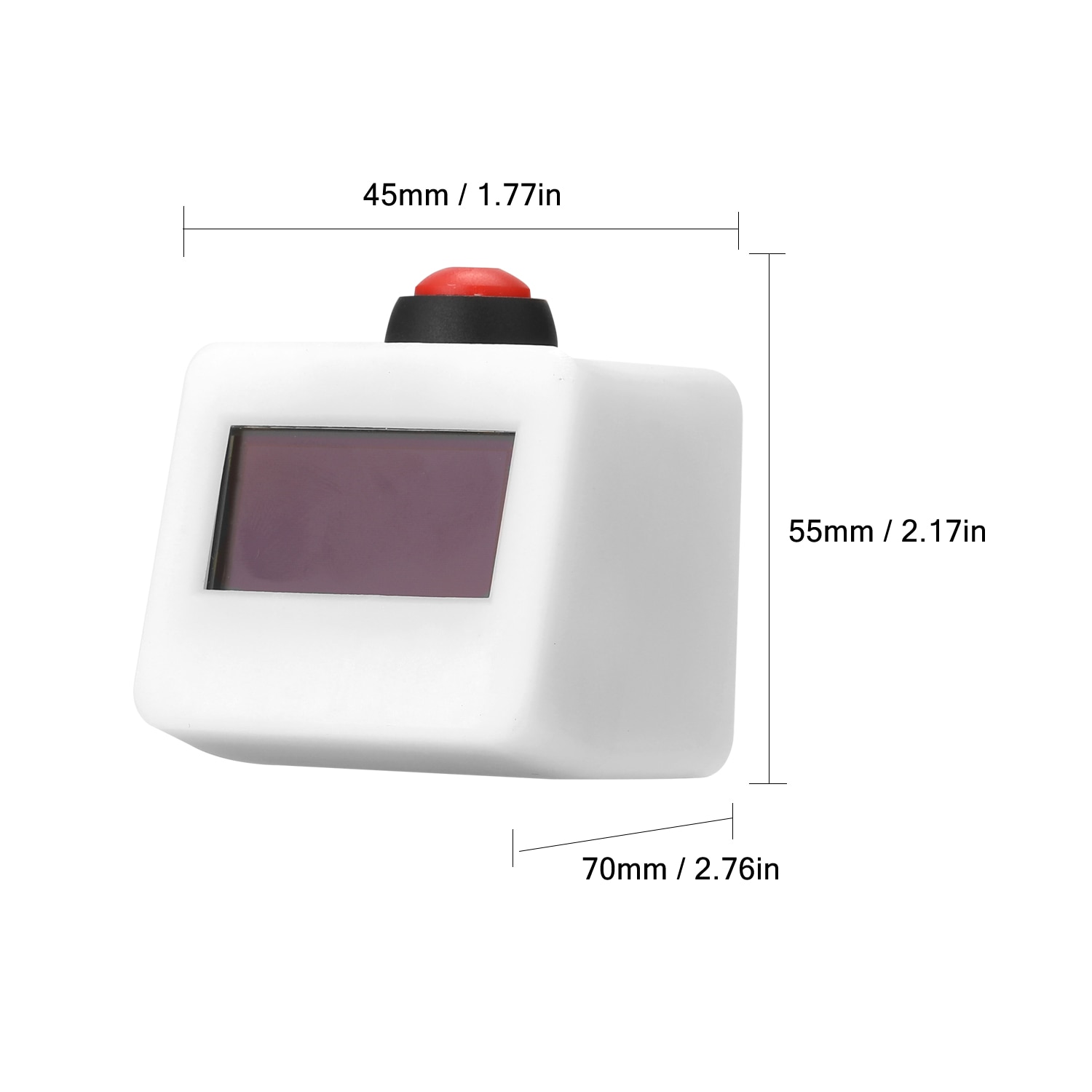 Household Mini Size Portable Humidity and temperature LCD Wifi Weather Clock with Automatic Time Calibration Function
