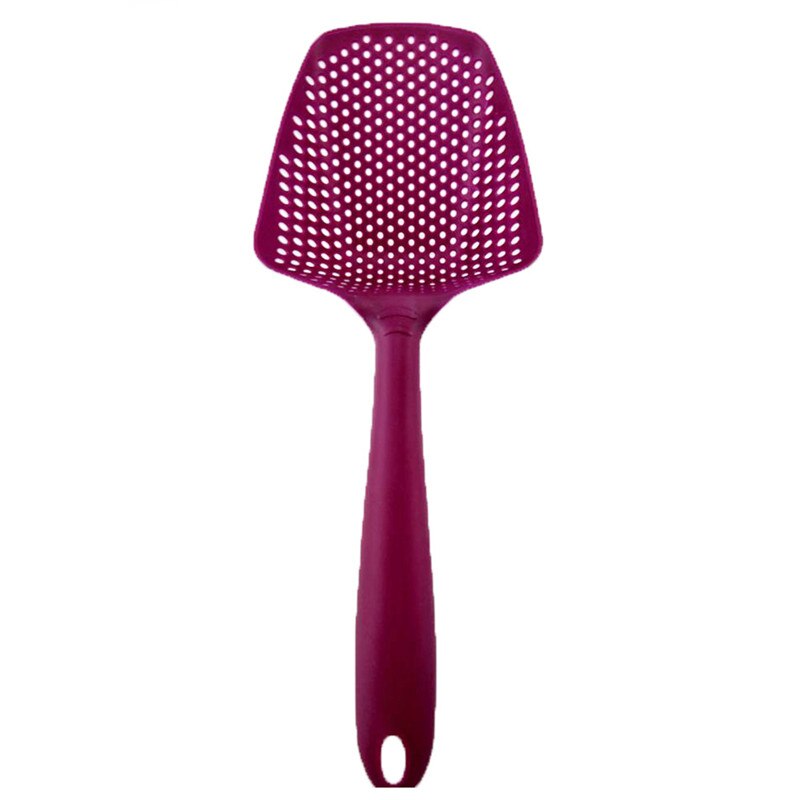 Cocina palas verduras cuchara colador Nylon cuchara espumadera, colador freír alimentos filtro de malla de alta temperatura
