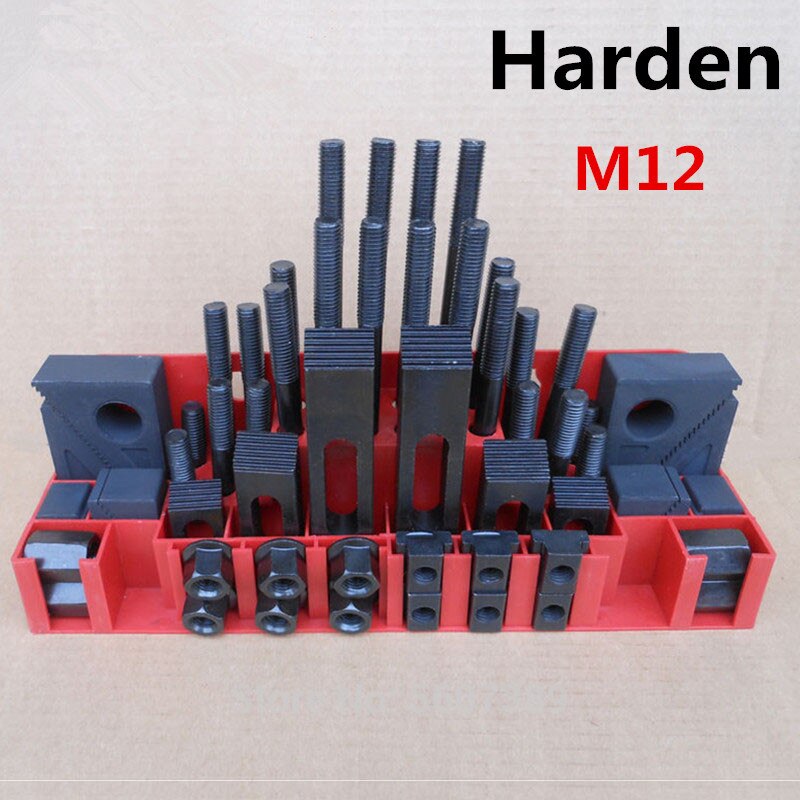 M12 Hardening Milling Machine Clamping Set 58pcs Mill Clamp Kit