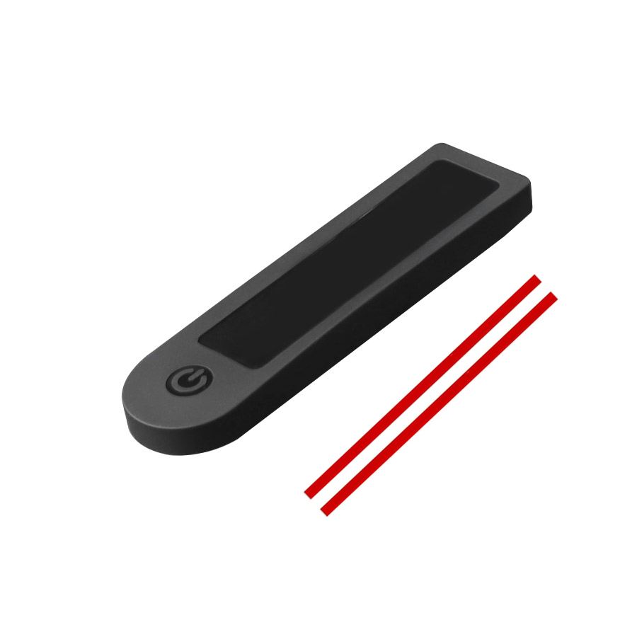 Universal Circuit Board Dashboard Cover Water-proof Soft Silicone Sleeve Protect Case For Xiaomi M365 1S Pro 2 Electric Scooter: Chocolate