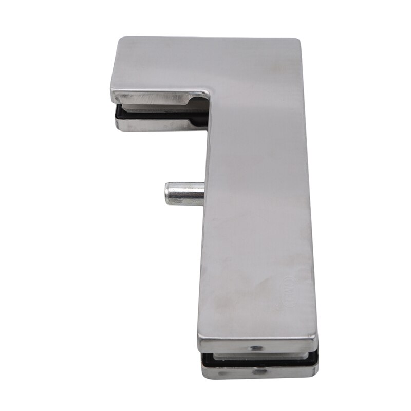 Stainless Steel Curved Clip Glass Door Clip Seven-word Fixed Door Clip Frameless Home Improvement Hardware Accessories
